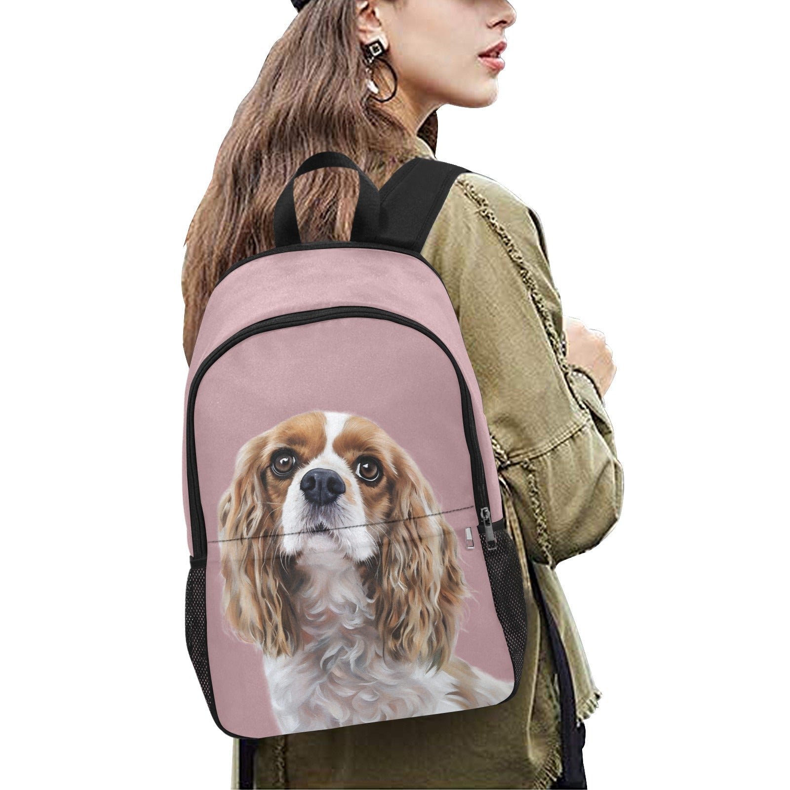 Custom offers Pet Name Personalized Watercolor Dogs Backpack, Available in Over 150+ Breeds!, Dogs Cats Pets Name Personalized Backpack