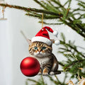 Cute Cat Christmas Ornaments | Whimsical Holiday Decor