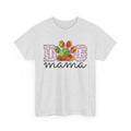 Dog Mama Unisex Heavy Cotton Tee | Dog Paw Print Tshirt