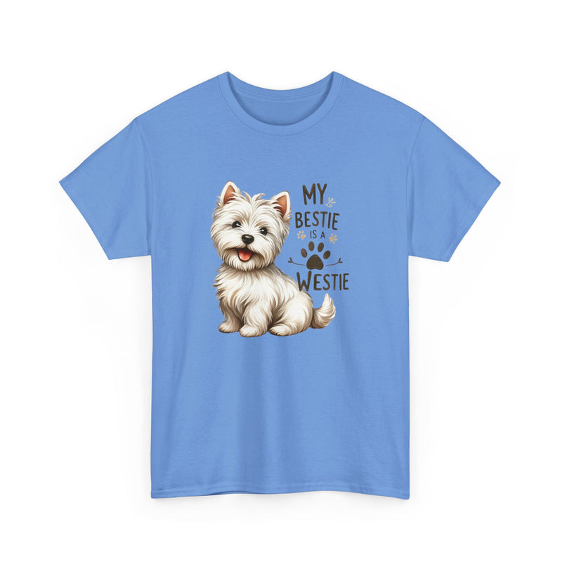 My Bestie is a Westie Unisex Heavy Cotton Tee