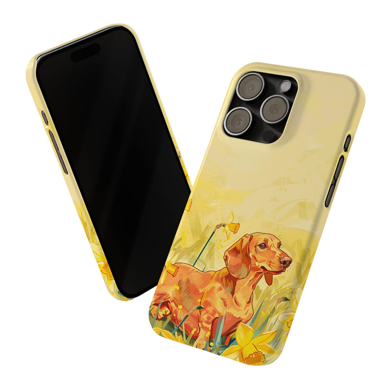 Dachshund Slim iPhone Cases