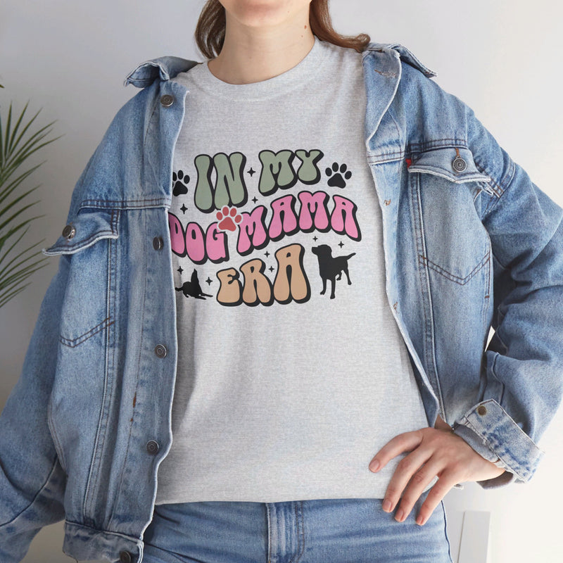 In My Dog Mama Era Dog Mom Unisex Heavy Cotton Tee