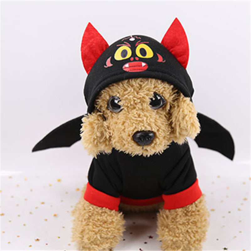 Halloween Bat Wings Pet Clothes | Warm Fleece Bat Wing Sweater for Pets