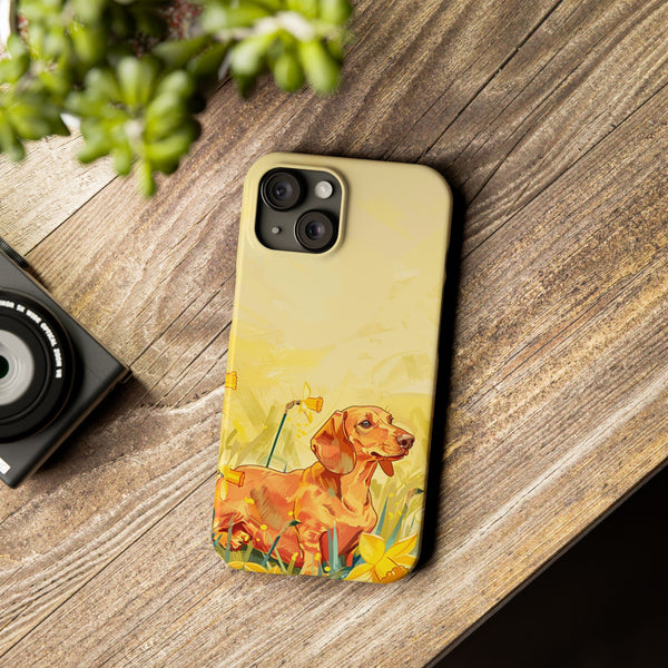 Dachshund Slim iPhone Cases