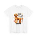 Life is Golden with My Doodle Unisex Heavy Cotton Tee