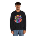 Afghan Hounds in Quirky Hats & Sunglasses Unisex Heavy Blend™ Sweatshirt | Fun Whimsical Design