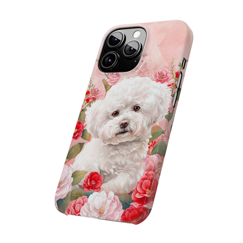 Bichon Frise iPhone Slim Phone Cases