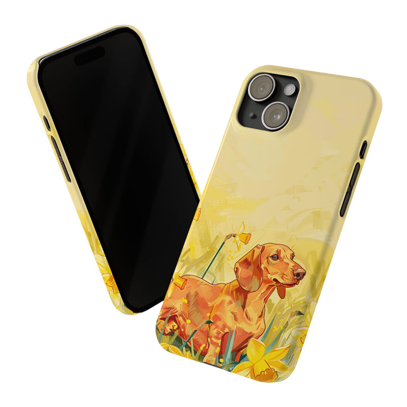 Dachshund Slim iPhone Cases