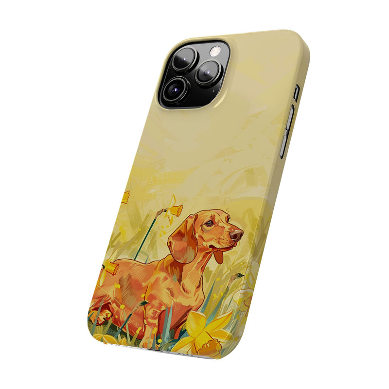 Dachshund Slim iPhone Cases