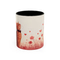 Abyssinian Valentine's Day Cat Accent Coffee Mug (11, 15oz)