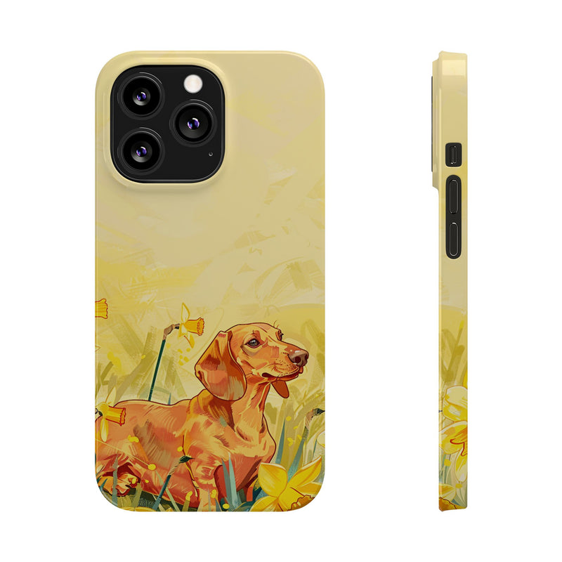 Dachshund Slim iPhone Cases