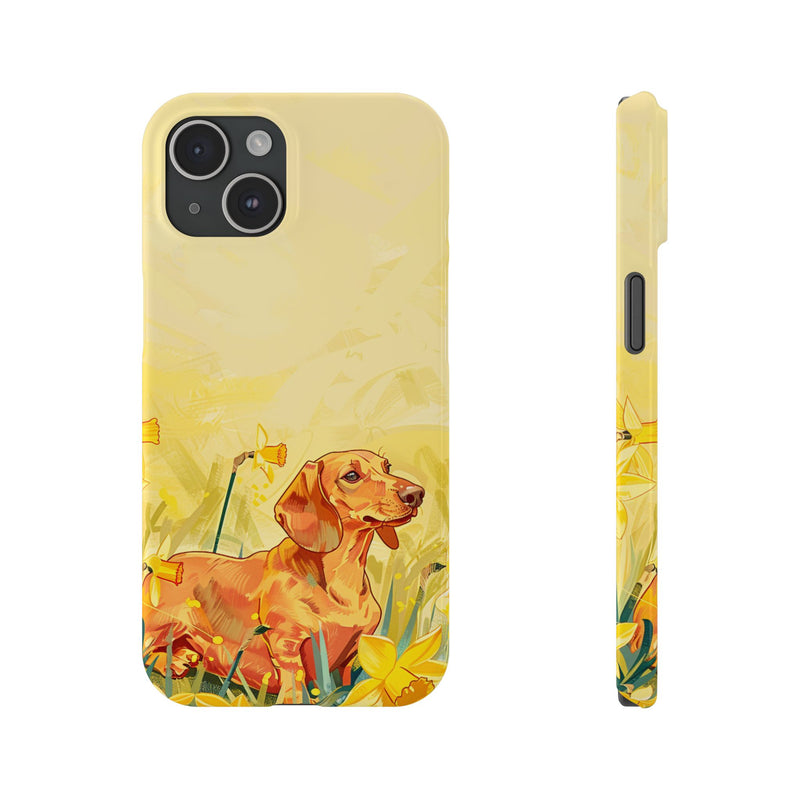 Dachshund Slim iPhone Cases