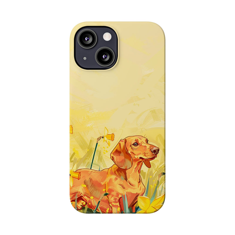 Dachshund Slim iPhone Cases