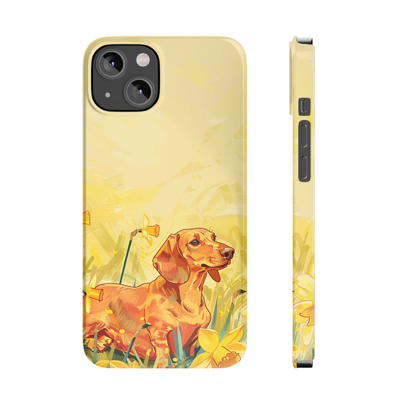 Dachshund Slim iPhone Cases