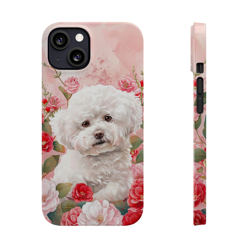 Bichon Frise iPhone Slim Phone Cases