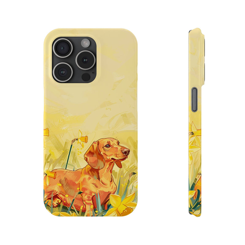 Dachshund Slim iPhone Cases