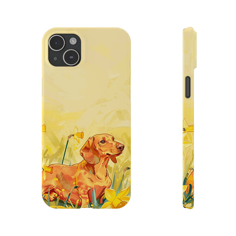 Dachshund Slim iPhone Cases