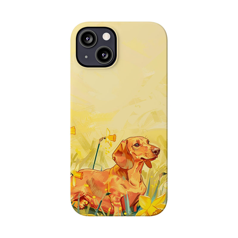 Dachshund Slim iPhone Cases