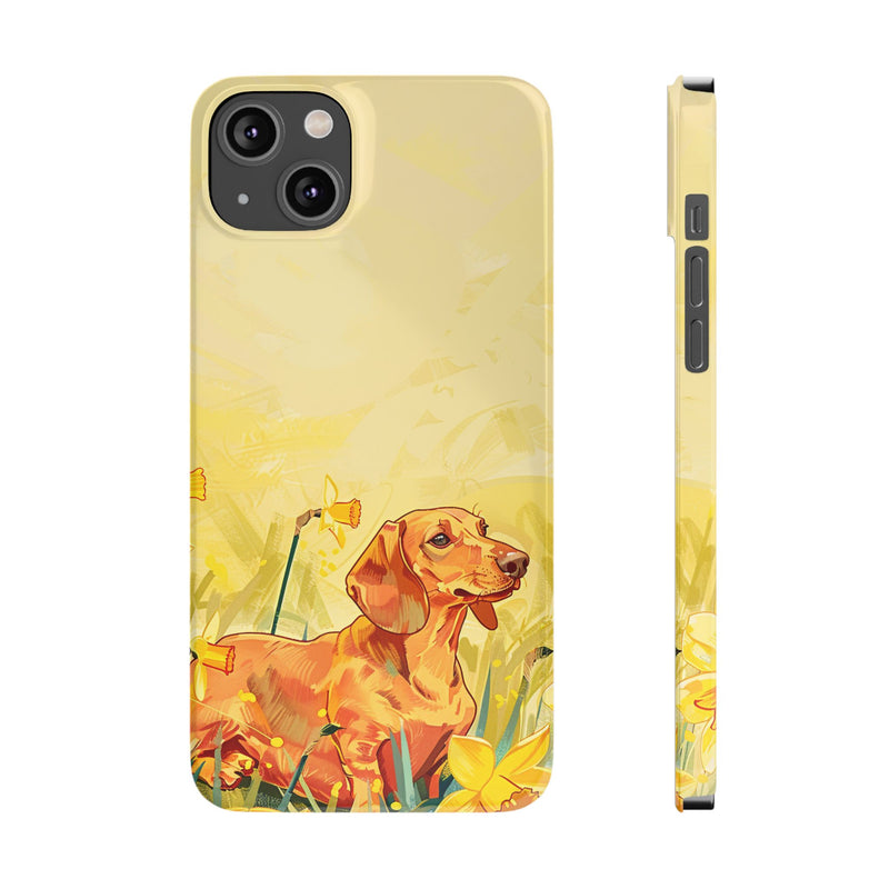 Dachshund Slim iPhone Cases