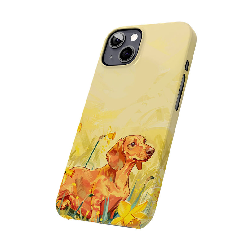 Dachshund Slim iPhone Cases