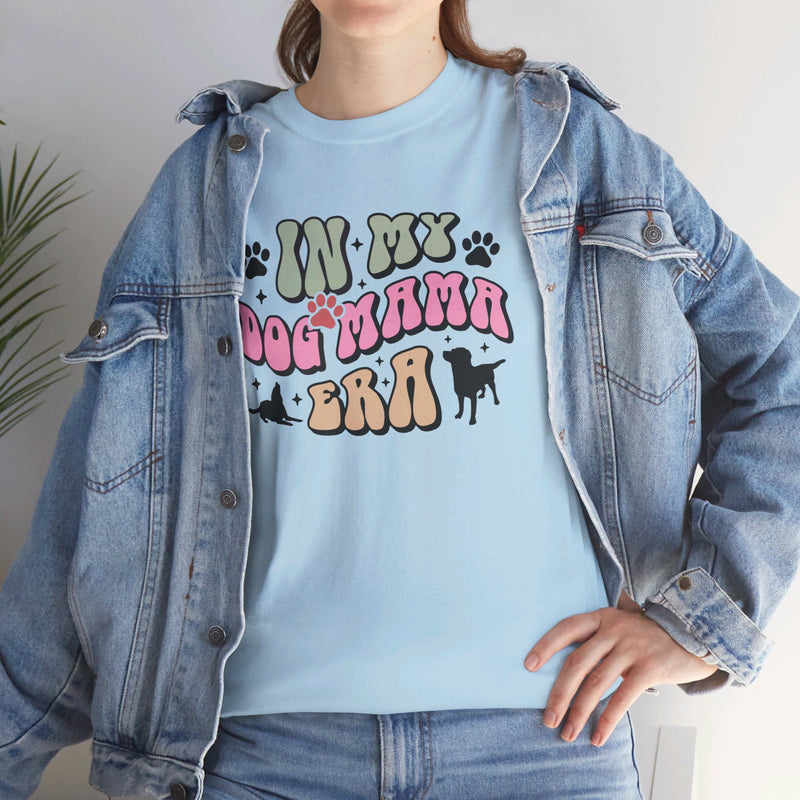 In My Dog Mama Era Dog Mom Unisex Heavy Cotton Tee