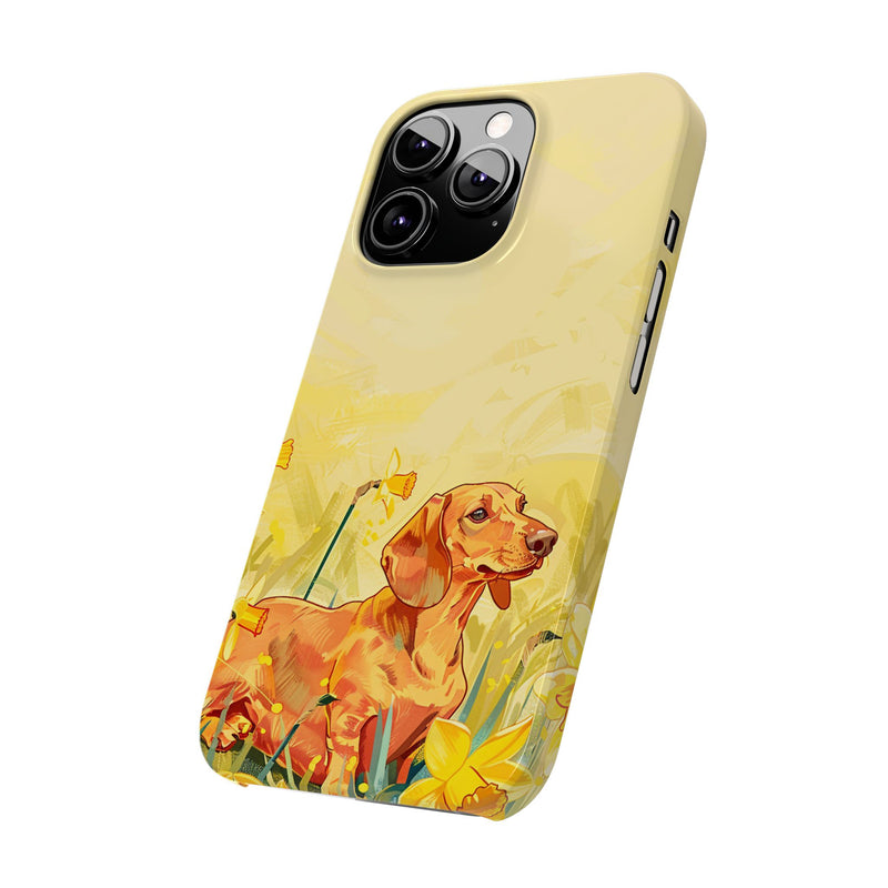 Dachshund Slim iPhone Cases