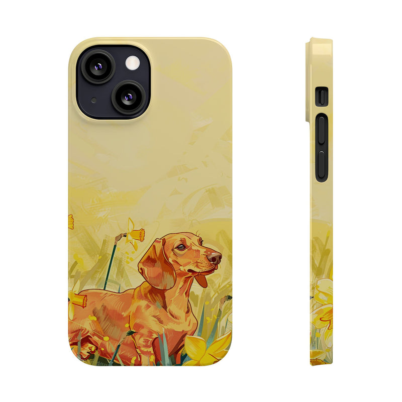 Dachshund Slim iPhone Cases