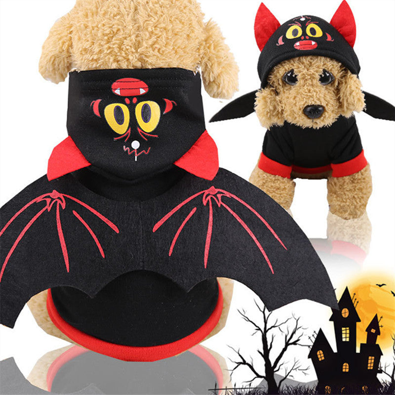 Halloween Bat Wings Pet Clothes | Warm Fleece Bat Wing Sweater for Pets