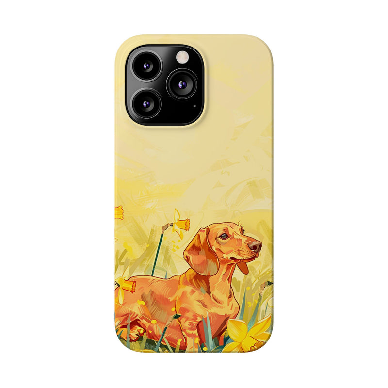 Dachshund Slim iPhone Cases