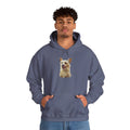 Custom Pet Portrait Unisex Heavy Blend™ Hooded Sweatshirt | Personalized Dog Portrait Hoodie