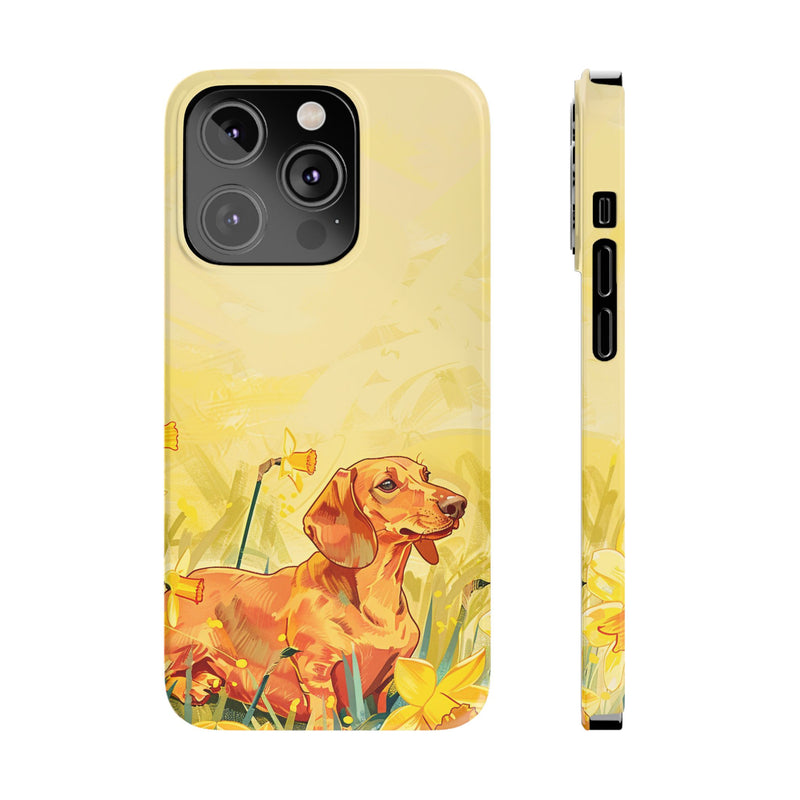 Dachshund Slim iPhone Cases