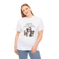 Happy Collie Days Border Collie Christmas Unisex Heavy Cotton Tee | Border Collie Christmas Gifts