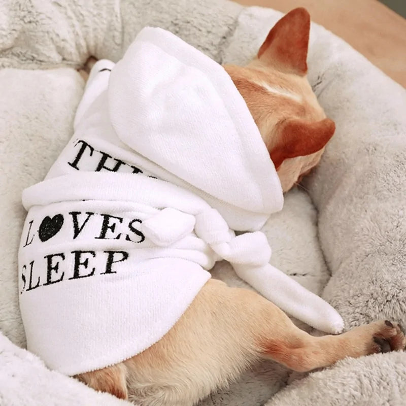 Pet Dog Bathrobe and Pajamas