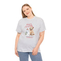 Merry Christmas Golden Retriever Unisex Heavy Cotton Tee | Golden Retriever Christmas Gifts