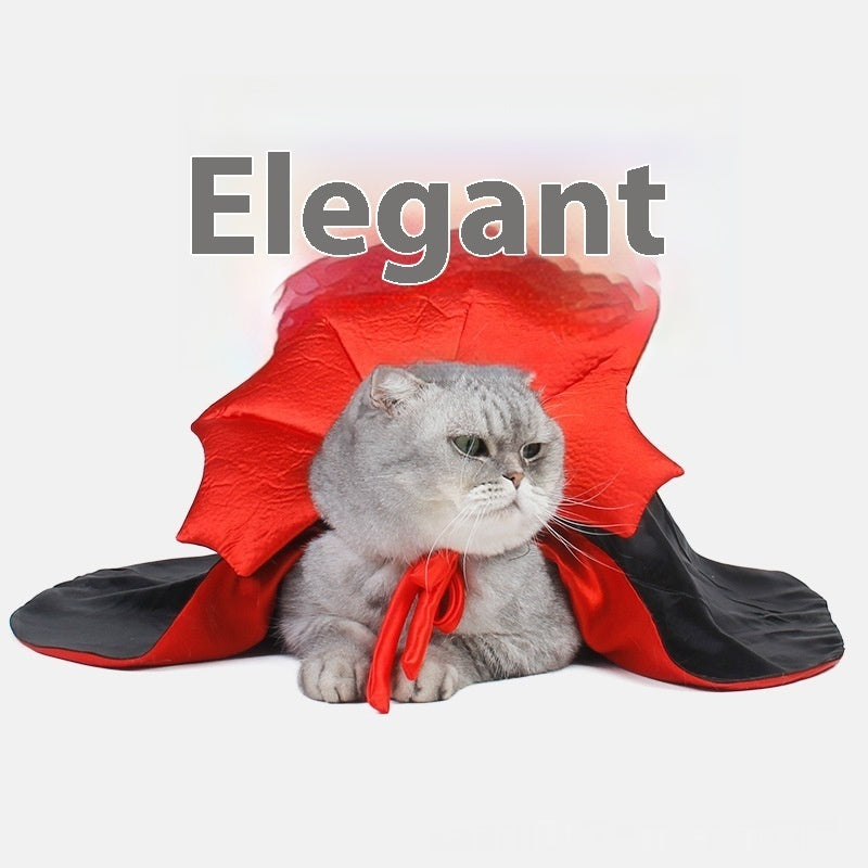 Halloween Pet Clothes for Cats and Dogs | Stylish Black and Red Costume