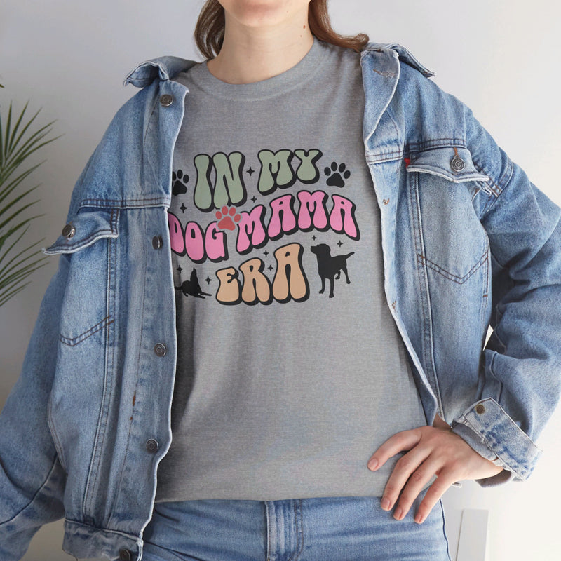 In My Dog Mama Era Dog Mom Unisex Heavy Cotton Tee