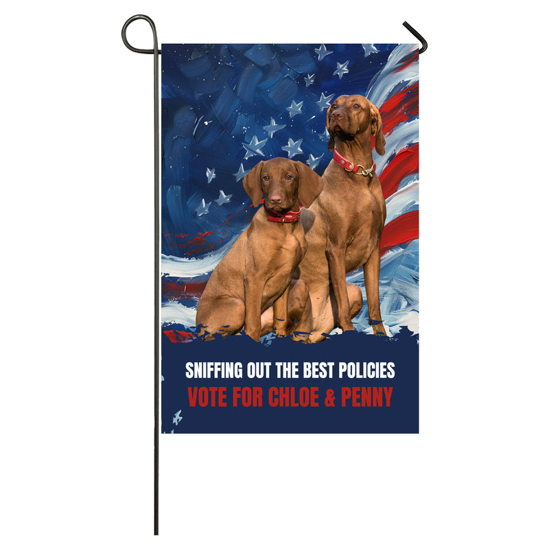 Sniffing Out the Best Policies: Custom Pet Garden Flags for Election Season!