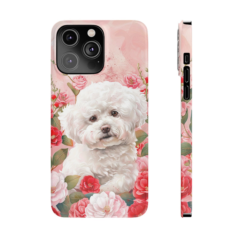 Bichon Frise iPhone Slim Phone Cases