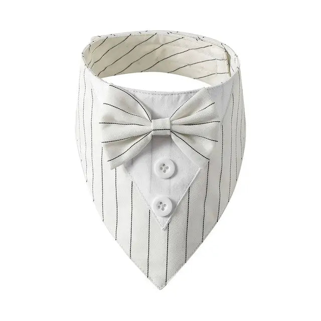 Fashionable Tuxedo Bow Tie for Pets | Elegant Formal Accessory