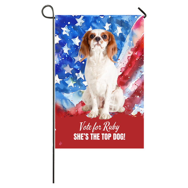 Vote for the Top Dog! Create Your Personalized Pet Garden Flag!