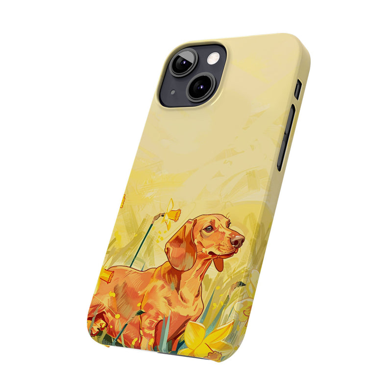 Dachshund Slim iPhone Cases