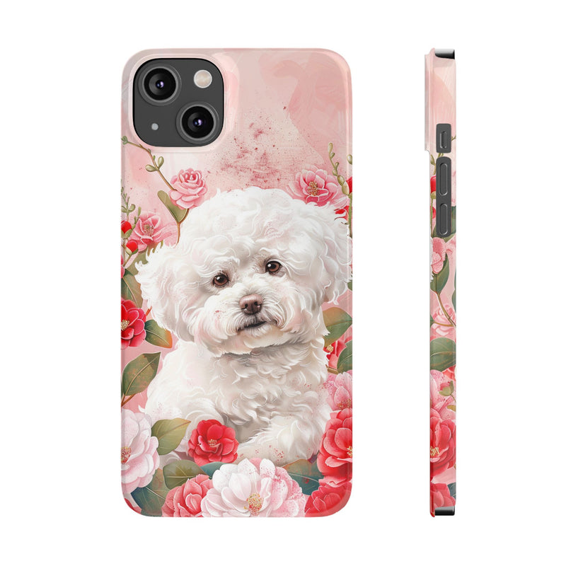 Bichon Frise iPhone Slim Phone Cases