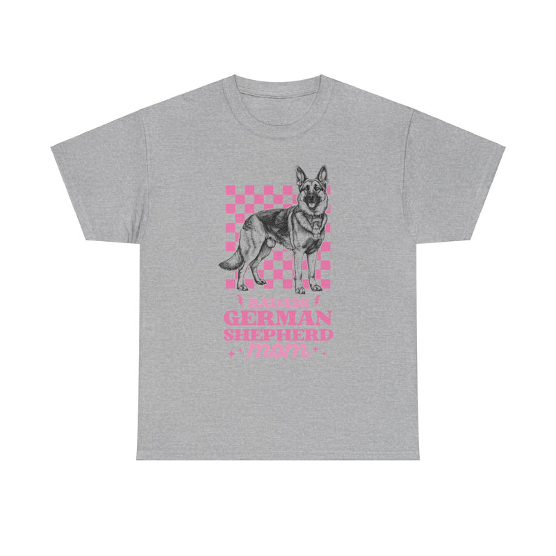 Badass German Shepherd Mom Unisex Heavy Cotton Tee