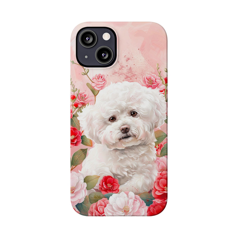 Bichon Frise iPhone Slim Phone Cases