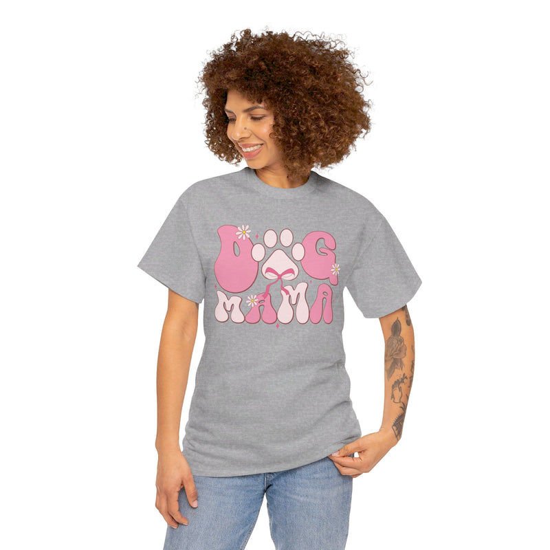 Dog Mama Retro Heavy Cotton Tee