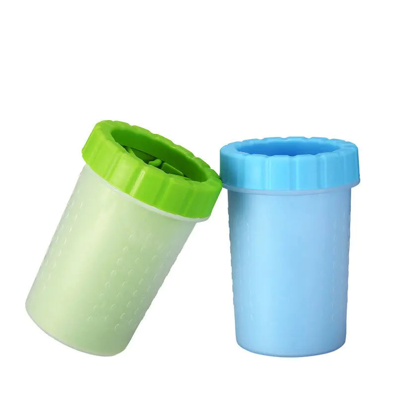 Pet Wash Cup - Paw Cleaning Solution with Soft Brushes, Durable Silicone