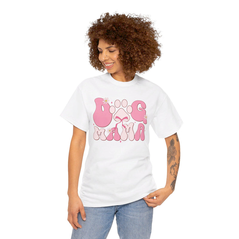 Dog Mama Retro Heavy Cotton Tee