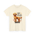 Life is Golden with My Doodle Unisex Heavy Cotton Tee