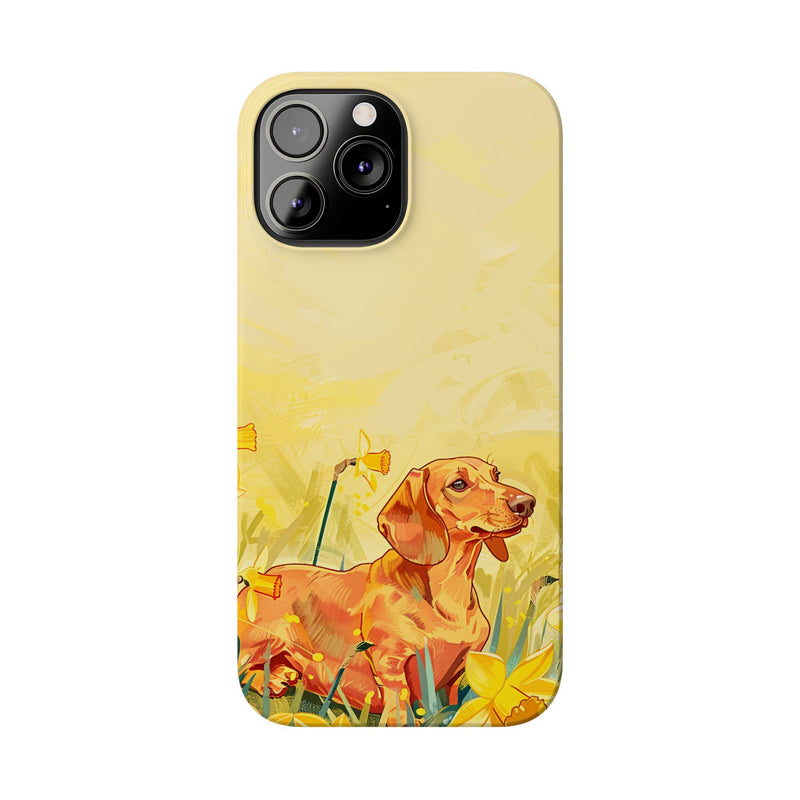 Dachshund Slim iPhone Cases