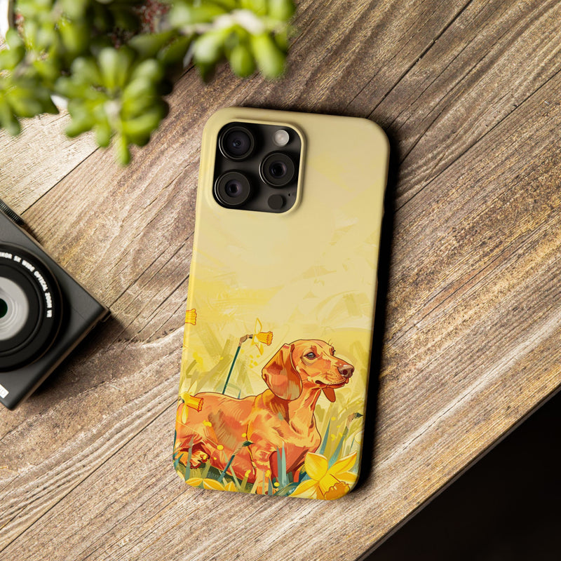 Dachshund Slim iPhone Cases